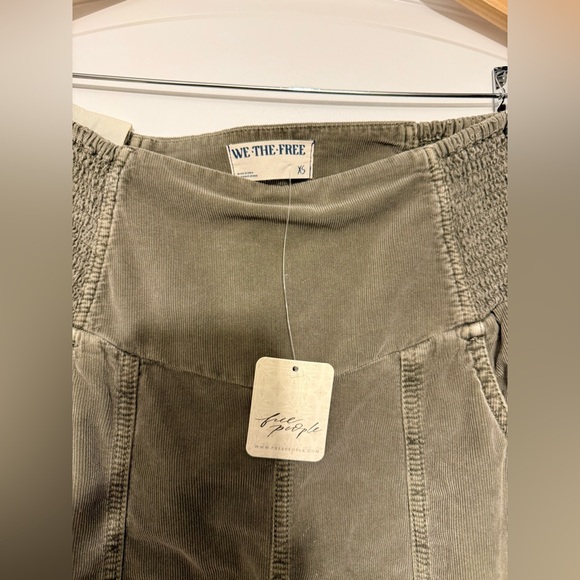 Free People Lunan Crop Harem Cord Jeans We The Free XS - Picture 5 of 11